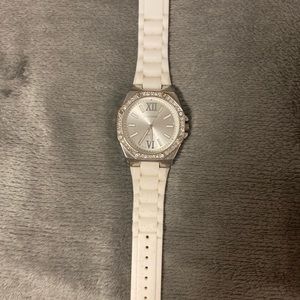 Maurice’s diamond white watch